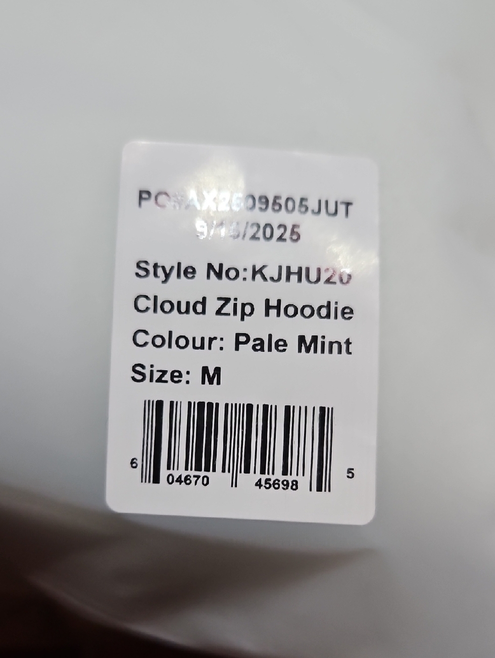 Comfrt Pale Mint Cloud Zip Hoodie - Women - Picture 6 of 6